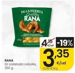 Eroski Rana - gr calabaza cebolla oferta