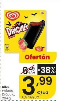 Eroski Kids - helado dracula oferta