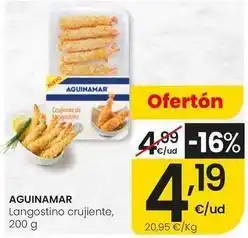 Eroski Aguinamar - langostino crujiente oferta