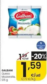 Eroski Galbani - queso mozzarella oferta