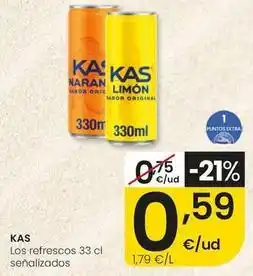 Eroski Kas - los refrescos oferta