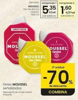 Eroski Moussel - gel de ducha clasico oferta