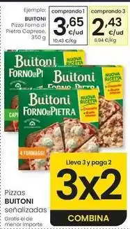 Eroski Buitoni - pizza forno di pietra caprese oferta