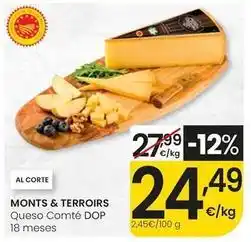 Eroski Monts & terroirs - queso comte dop oferta