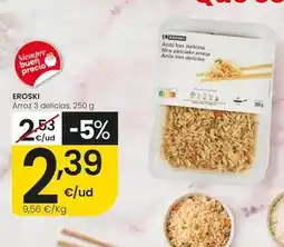 Eroski Eroski - arroz 3 delicias oferta