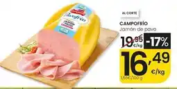 Eroski Campofrío - jamon de pavo oferta