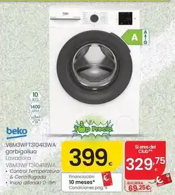 Eroski Beko - lavadora vbm3wft310413wa oferta