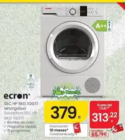 Eroski Ecron - secadora sec 8kg 112gt1 oferta