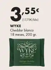 Supermercados Lupa Wyke - cheddar blanco 18 meses oferta