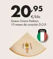 Supermercados Lupa Queso grana padano, 10 meses de curación d.o.p oferta