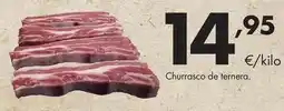 Supermercados Lupa Churrasco de ternera oferta
