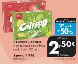 Supermercados Lupa Frigo - calippo oferta