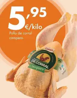 Supermercados Lupa Coren - pollo de corral campero oferta