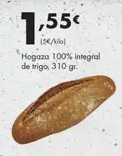 Supermercados Lupa Hogaza 100% integral de trigo oferta