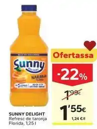 Caprabo Sunny delight - refresc de taronja florida oferta