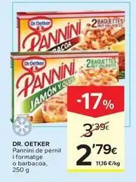 Caprabo Dr oetker - pannini de pernil i formatge oferta