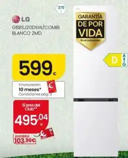 Eroski Lg - gbbsj2dosw/combi blanco oferta