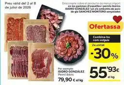 Caprabo Isidro gonzalez - pernil iberic oferta