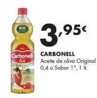 Supermercados Lupa Carbonell - aceite de oliva original 0,4 o sabor 1° oferta