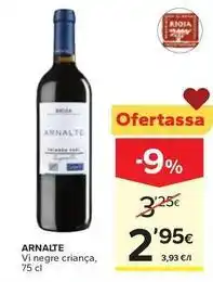 Caprabo Arnalte - vi negre criança oferta