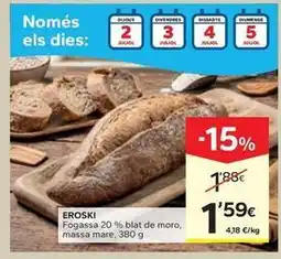 Caprabo Eroski - fogassa oferta