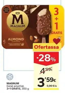 Caprabo Magnum - gelat ametllat oferta