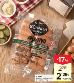 Caprabo Schara - salsitxes de frankfurt oferta