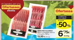 Caprabo Sánchez alcaraz - pernil ibèrica d'engreix oferta