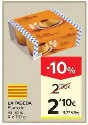 Caprabo La fageda - flam de vainilla oferta