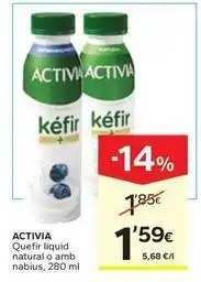 Caprabo Activia - quefir liquid natural oferta