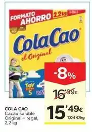 Caprabo Cola cao - cacau soluble original + regal oferta