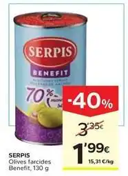 Caprabo Serpis - olives farcides benefit oferta