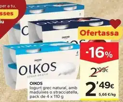 Caprabo Oikos - iogurt grec natural oferta