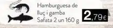 Plusfresc Hamburguesa de lluc i gamba safata oferta