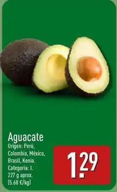 ALDI Origen - aguacate oferta