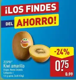 ALDI Zespri - kiwi amarillo oferta
