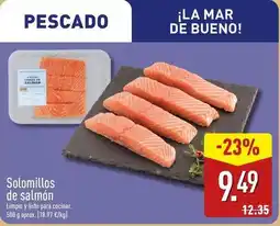 ALDI Solomillos de salmon oferta