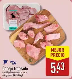 ALDI Conejo troceado oferta