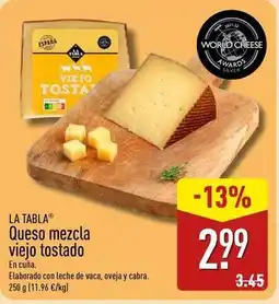ALDI Silver - queso mezcla viejo tostado oferta