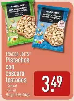 ALDI Trader joe´s - pistachos con cascara tostados oferta