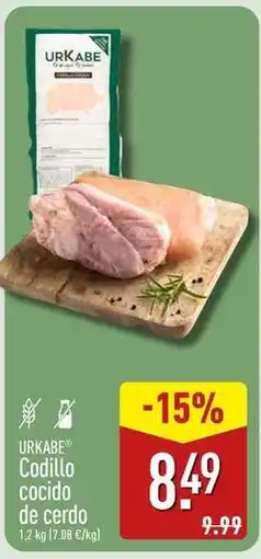 ALDI Urkabe - codillo cocido de cerdo oferta