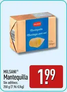 ALDI Milsani - mantequilla oferta