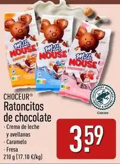 ALDI Caramelo - choceur ratoncitos de chocolate oferta