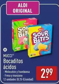 ALDI Mucci - bocaditos acidos oferta