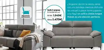 Play - sofá 3 plazas