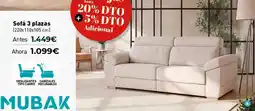 Mubak Sofa 3 plazas oferta