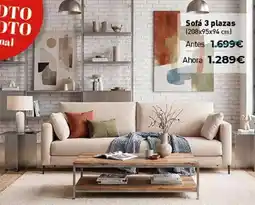 Mubak Sofa 3 plazas oferta