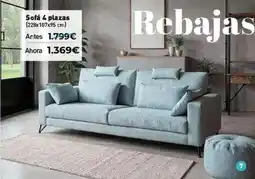 Mubak Sofa 4 plazas oferta