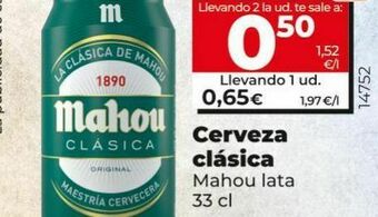 Dia Cerveza mahou oferta