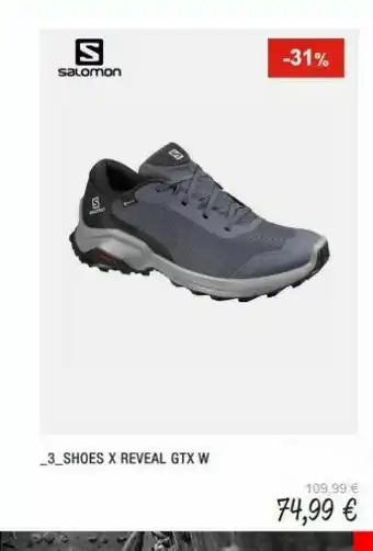 Forum Sport S salomon -31% _3_shoes x reveal gtx w 109.99 € 74,99 € oferta